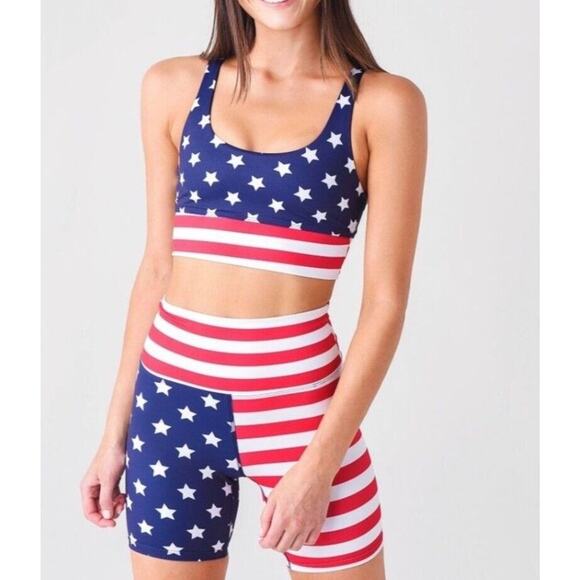 Beach Riot Bike *Shorts only* Stars Stripes Flag 4th of July Size Small - Picture 1 of 16